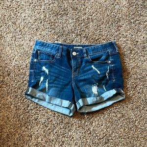 Womens Express Jean Shorts